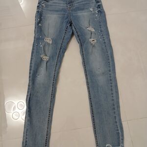 Imperial star girl's denim jeans Sz 16 EUC